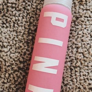 PINK Glass Waterbottle NWOT